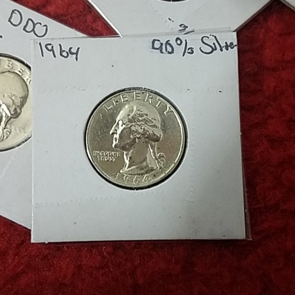 Lot of 90% silver quarters[ 21] - Picture 3 of 4